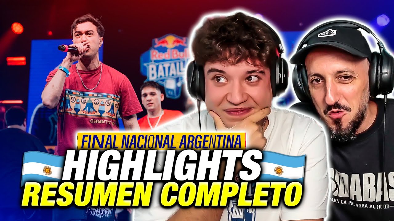 ¡EL MEJOR RESUMEN de la FINAL NACIONAL ARGENTINA de REDBULL BATALLA! REACCIÓN CON NOULT Y KAPO013