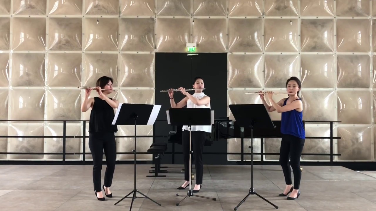 Kaspar Kummer - Trio for 3 flutes in C Major op. 53 (Flute East Trio)