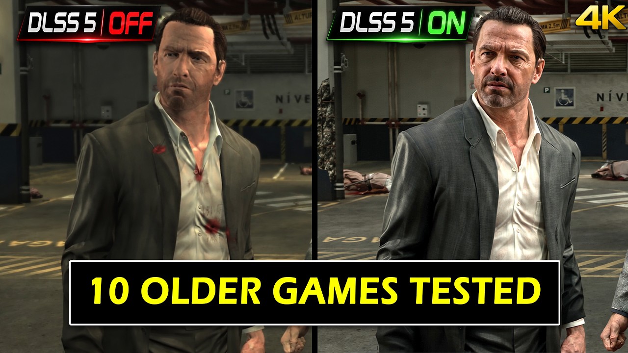 DLSS 5 Neural Rendering | Graphics Comparison in 10 OLDER Games | Free Remasters or AI Slop | 4K