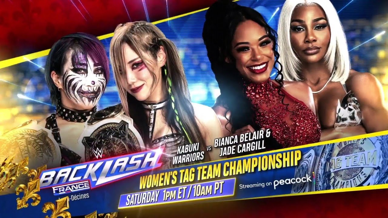 WWE2K24 Backlash WWE Women's Tag Team Championship Bianca & Jade vs The Kabuki Warriors