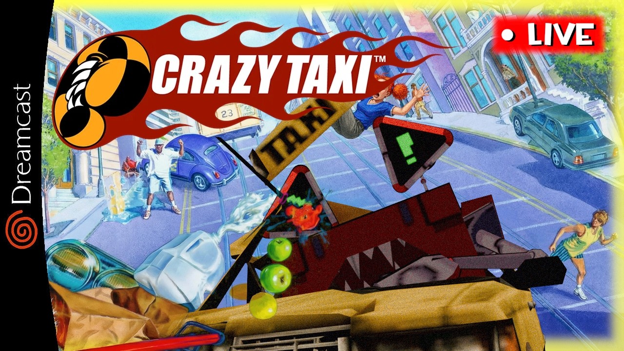 🔴[Crazy Taxi] How crazy can it even get?? At least it doesn't involve toilet grenades.