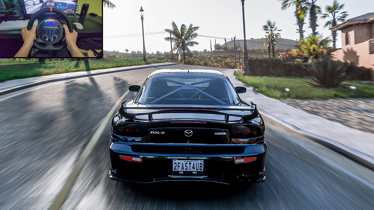 600HP Mazda Rx-7 Spirit R Full Send! - Forza Horizon 5 | CAMMUS C5 + Shifter Gameplay