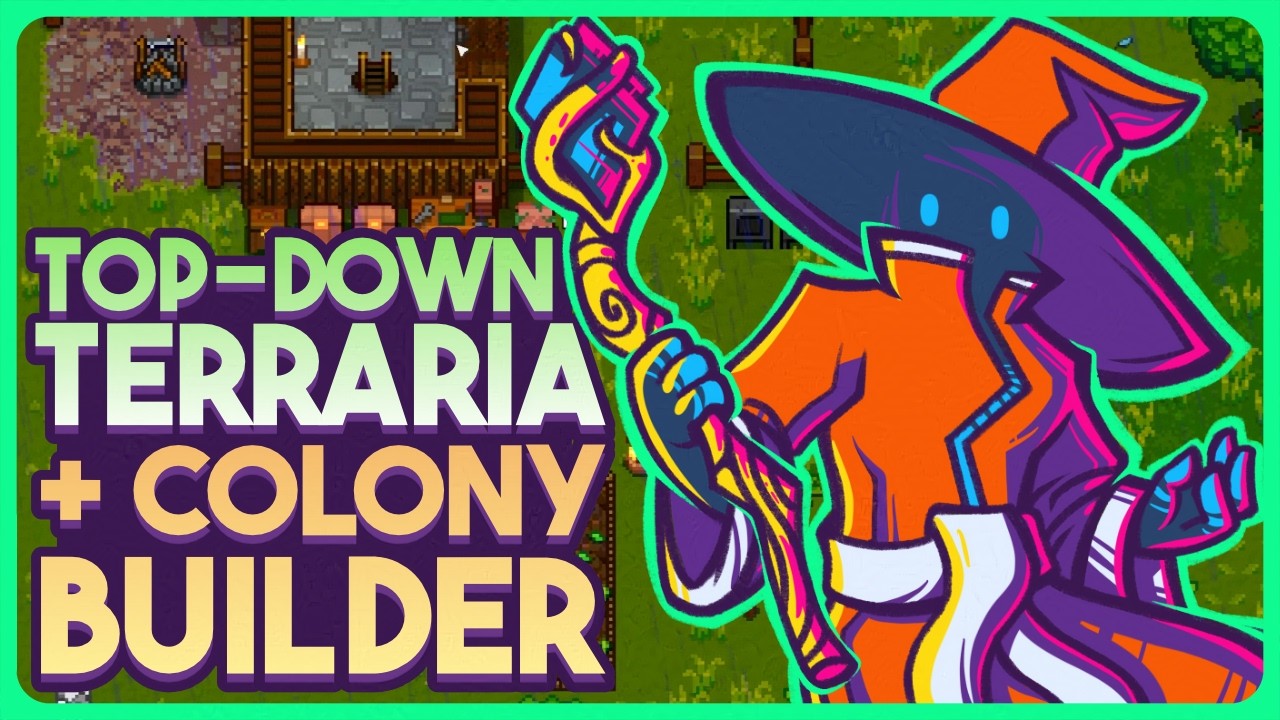 This Top-Down Terraria + Colony Builder Is Finally Out In 1.0! - Necesse