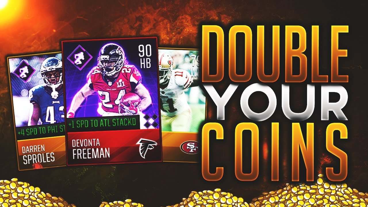 HOW TO DOUBLE YOUR COINS WITH THE BLACK FRIDAY PROMO! Madden Mobile 18 Coin Making Method