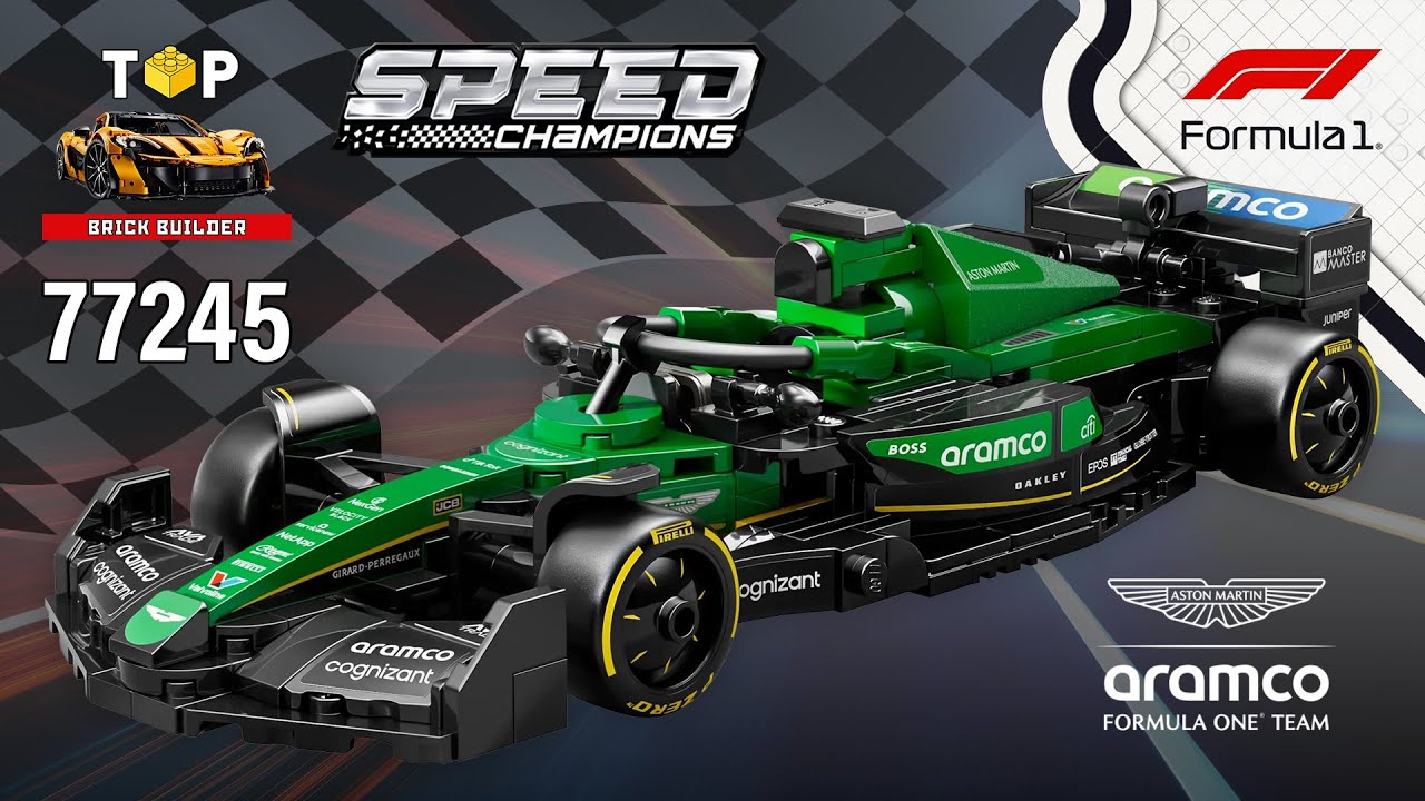 LEGO® Speed Champions Aston Martin Aramco F1® AMR24 (77245)[269 pcs] Building Instructions | TBB