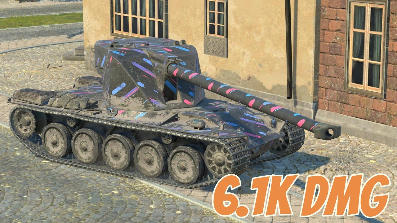 WoT Blitz Best Replay ● Emil I ● 6.1K DMG ● 4 KILLS ● Ace Tanker