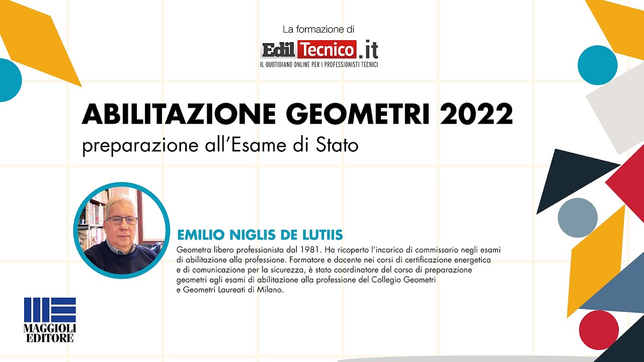 Abilitazione Geometri 2022 - Guida alla preparazione dell'Esame di Stato