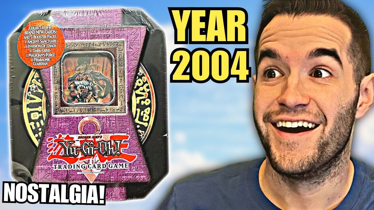 Opening A NOSTALGIC 20 Year Old Yugioh Tin (Command Knight)