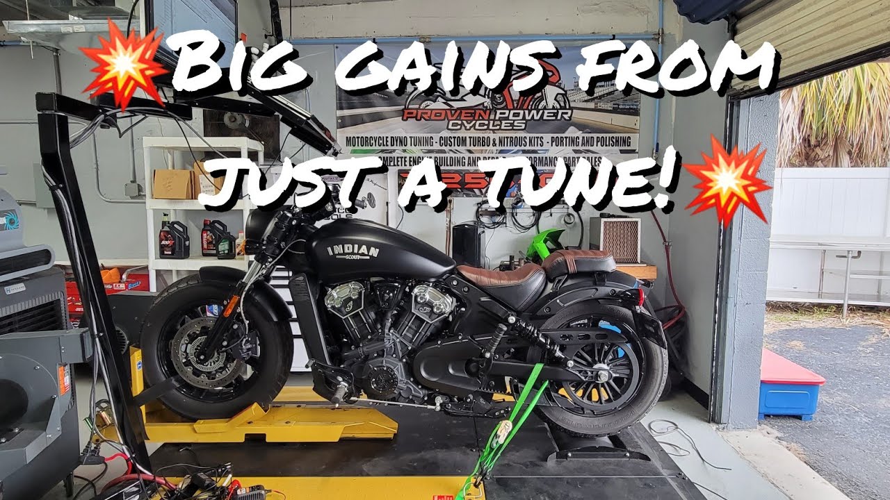 2021 Indian Motorcycle Scout Dyno Tune