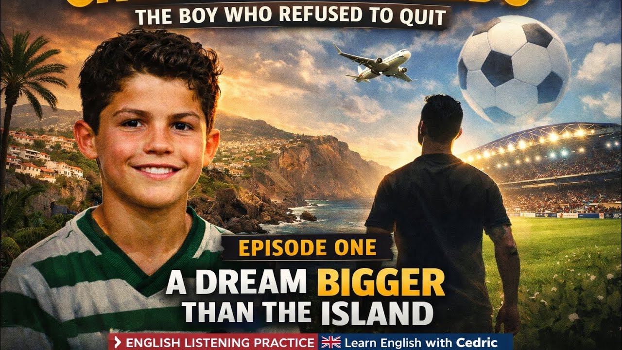Cristiano Ronaldo’s Incredible Story 🇵🇹 | Easy English Listening Practice (Episode 1)