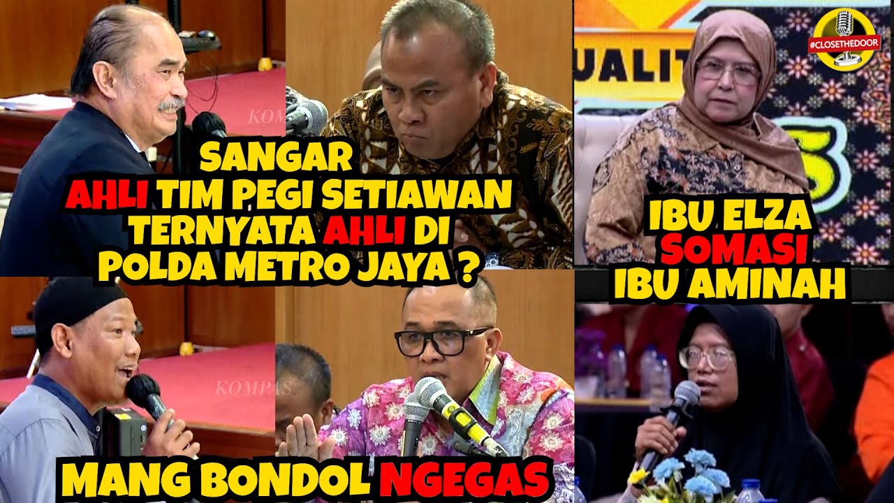 Epic Momen Ahli Tim Pegi Setiawan & Mang Bondol | Ibu Aminah Disomasi Ibu Elza Syarief ?