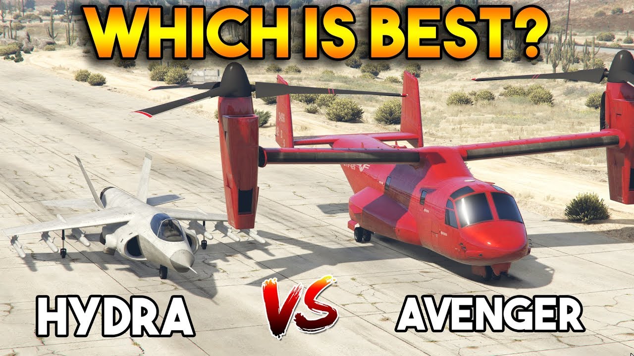 GTA 5 ONLINE : AVENGER VS HYDRA (WHICH IS BEST?)