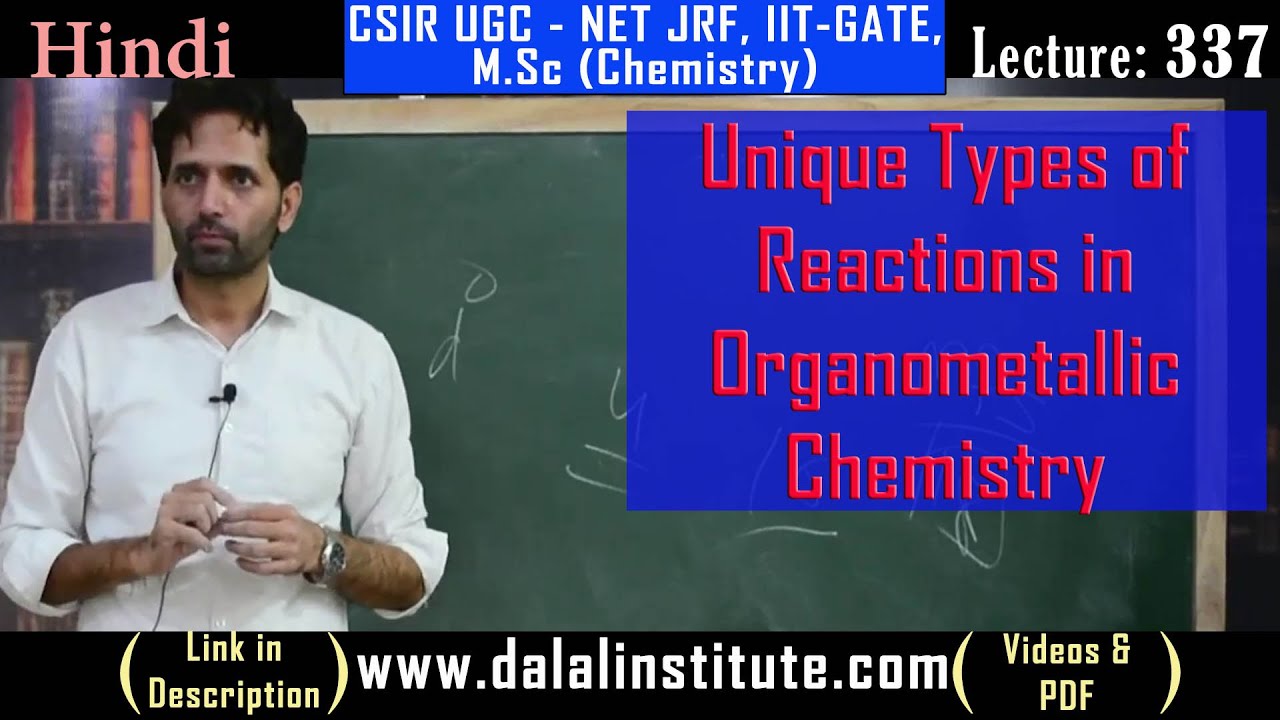 Unique Types of Reactions in Organometallic Chemistry