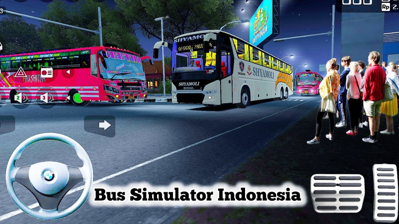SHYAMOLI Multiaxle Bus Volvo Seats | Bus Simulator Indonesia 