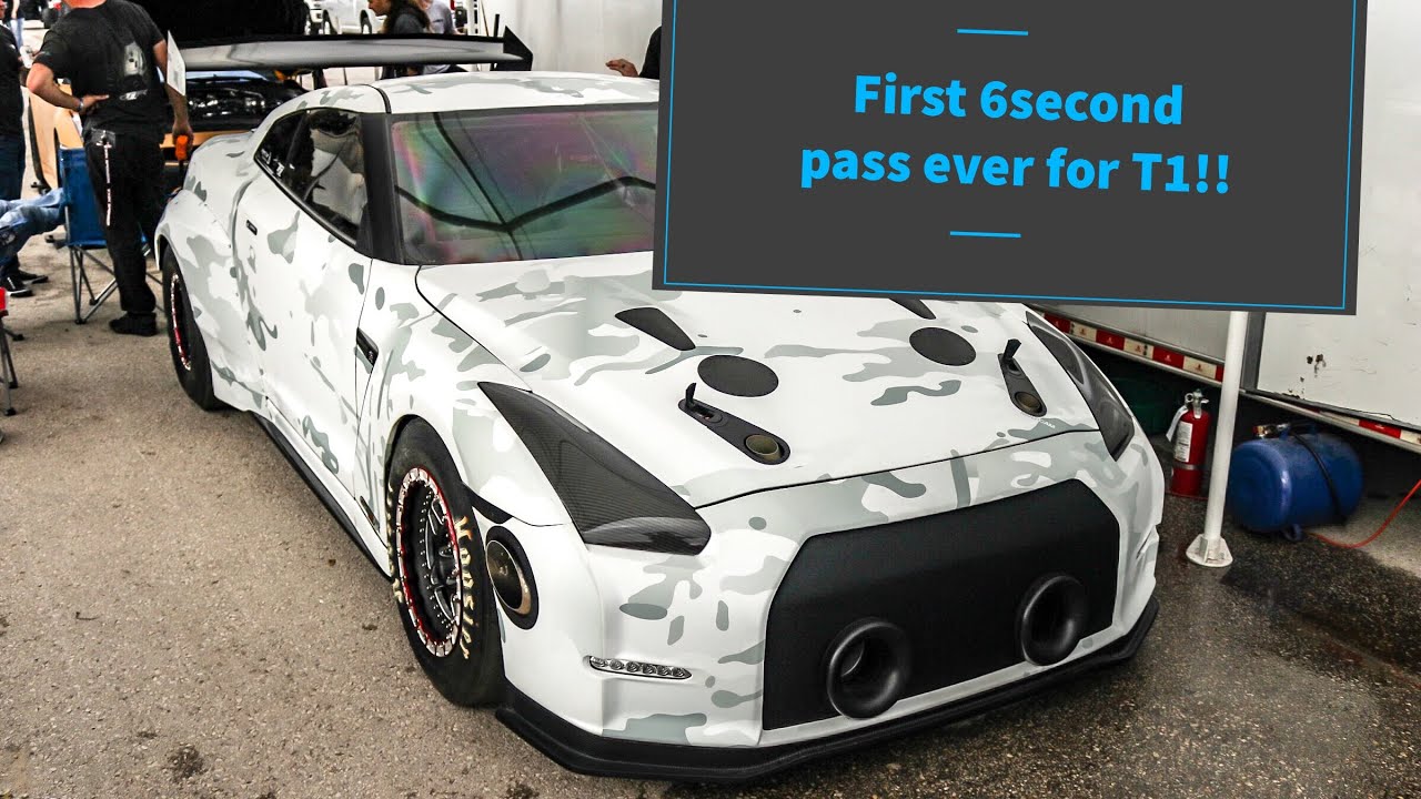 T1 Race GTR FINALLY makes a 6 SECOND PASS at TX2K! (OFF THE TRAILER!)