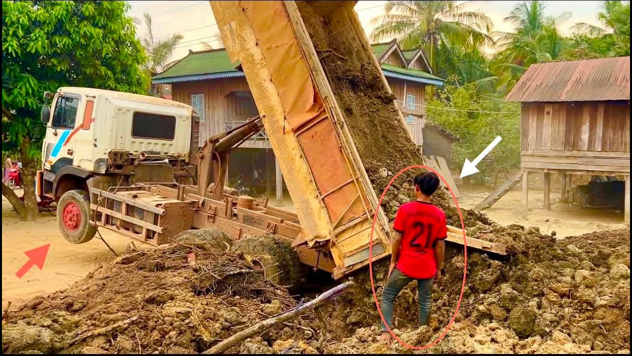 My dump truck is old, but it works very well