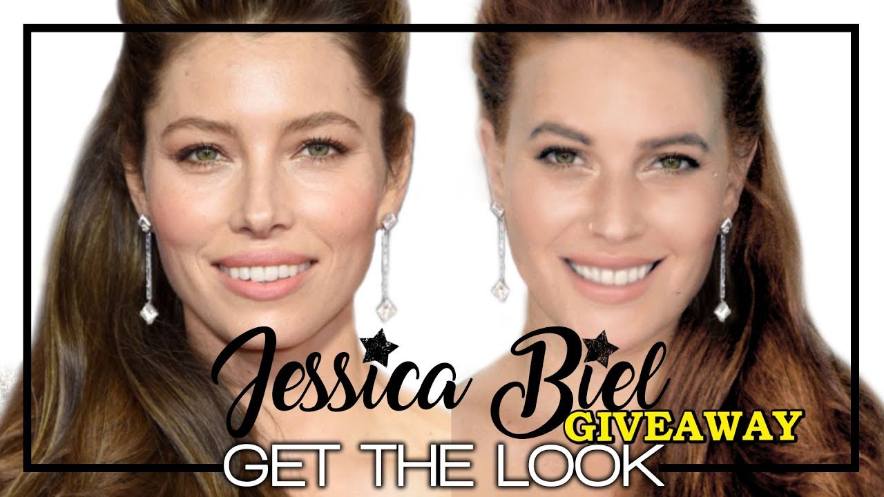 Jessica Biel Makeup & Hair tutorial [GIVEAWAY] | Sissy Christidou