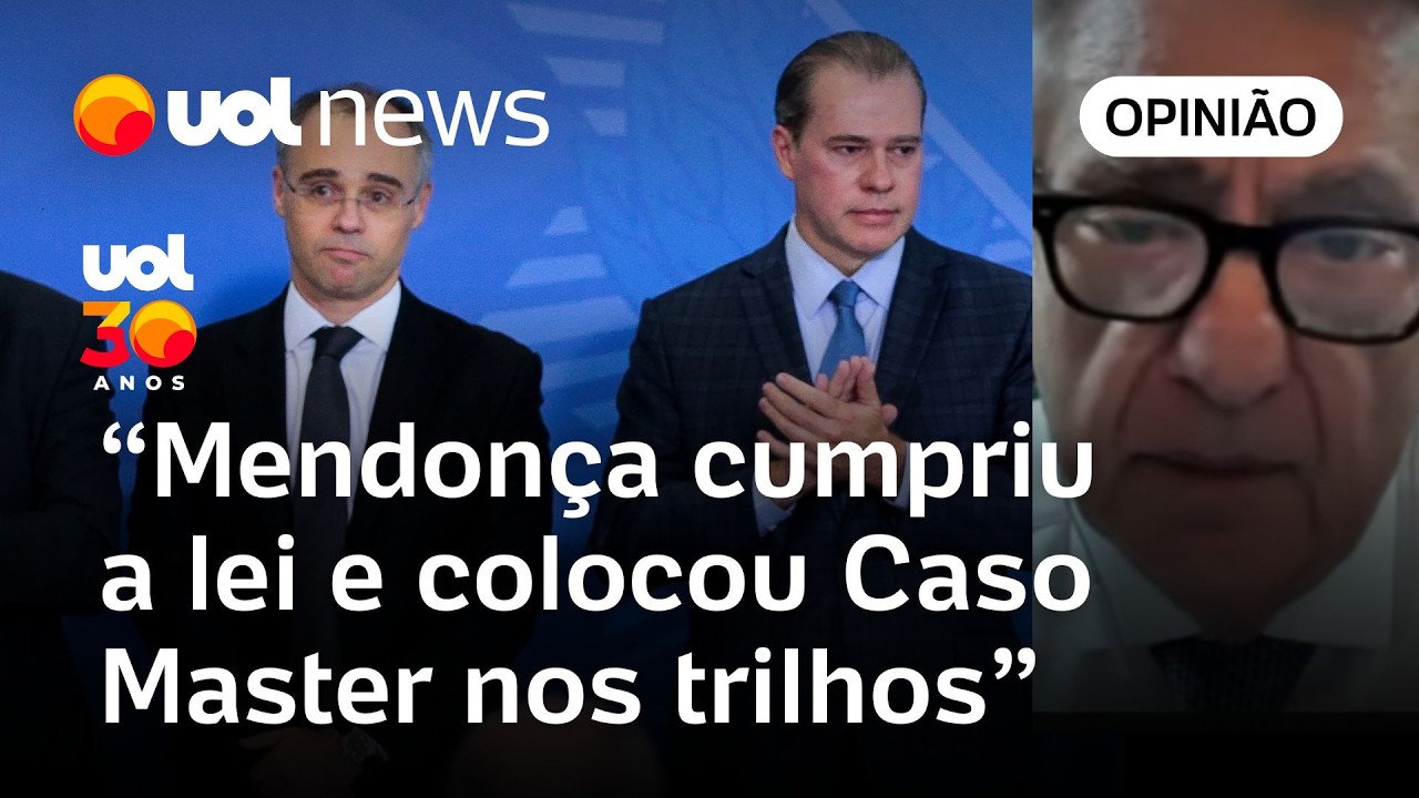 Master: Com a lei, Mendonça recolocou caso nos trilhos; Toffoli tinha interesse claro | Maierovitch