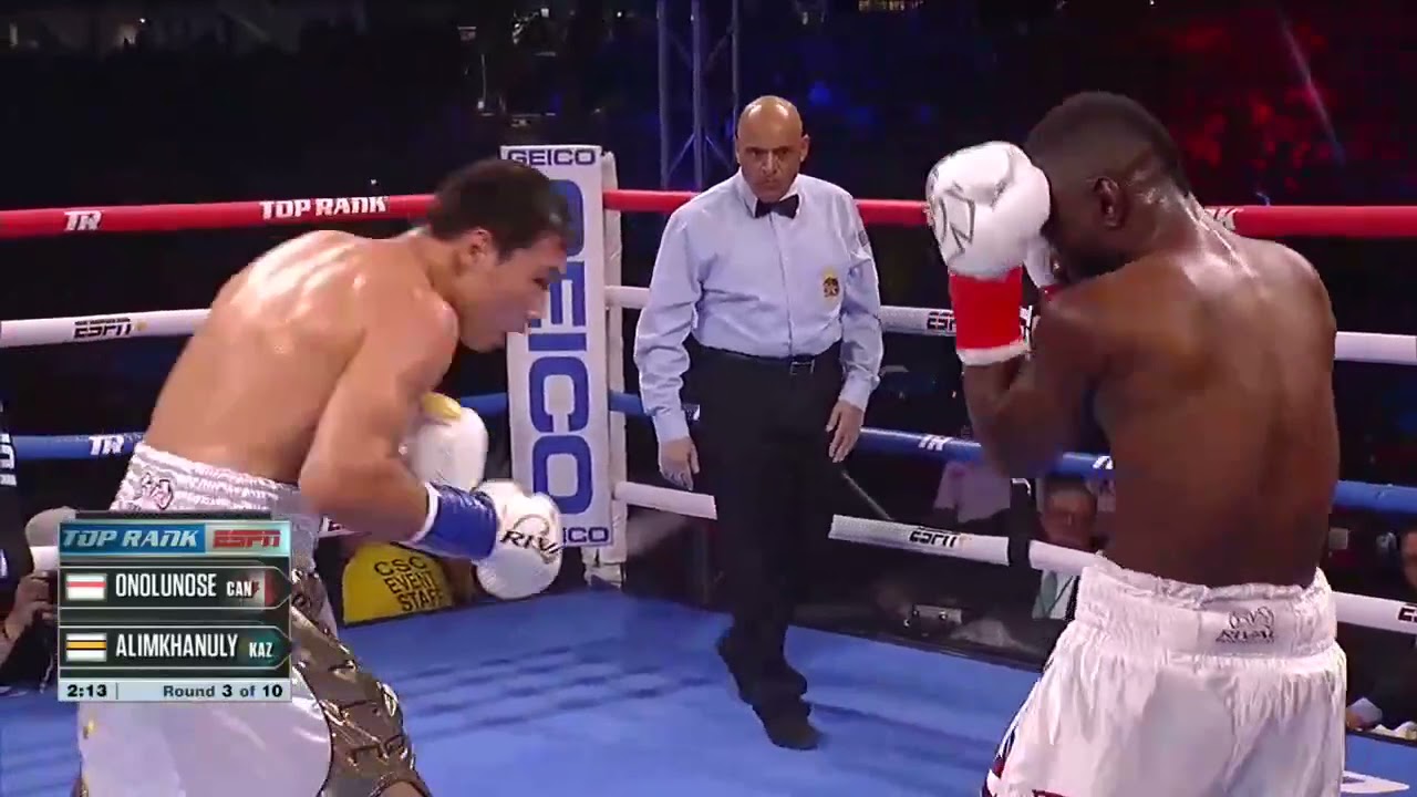 Janibek Alimkhanuly vs Alberto Onolunose Full Fight