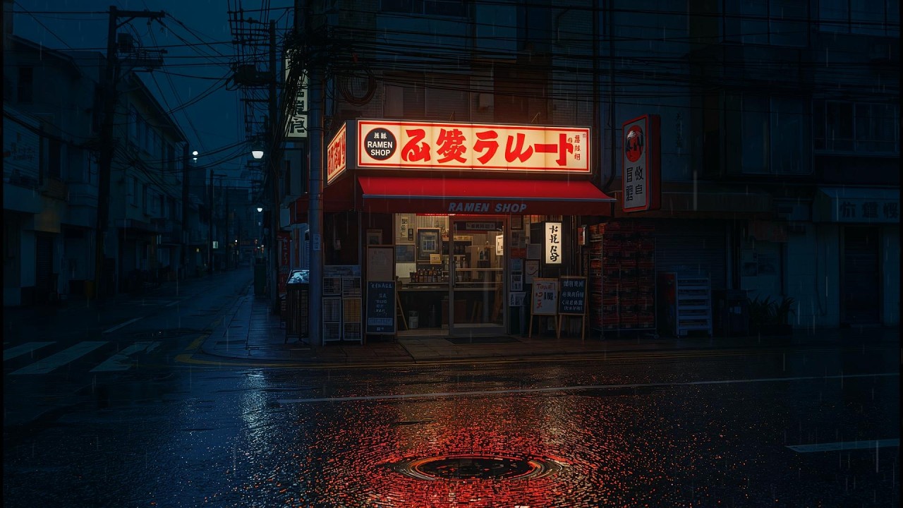 Tokyo Midnight Rain 🌧️ — Rainy Lofi That Feels Like a Midnight Dream