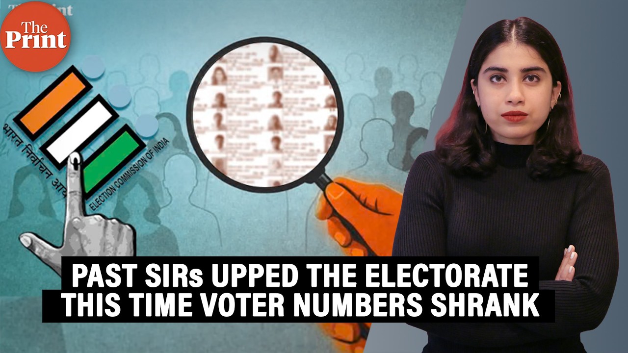 All of the eight past SIRs upped the electorate. Why this is the only time voter numbers shrank