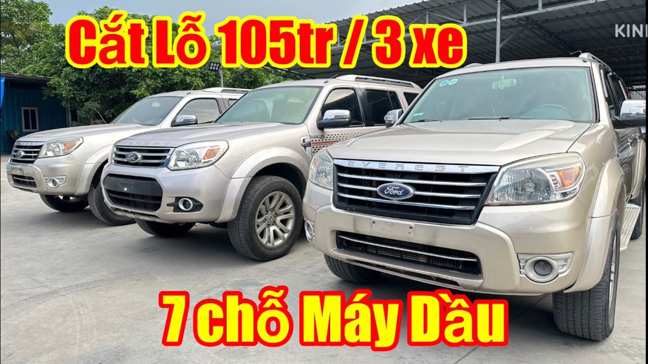 Giảm Hơn 100tr / 3 Chiếc xe - Ford Everest AT 2.5 máy dầu - Tầm Này Cắt Lỗ Hết 0816662386-0976227726