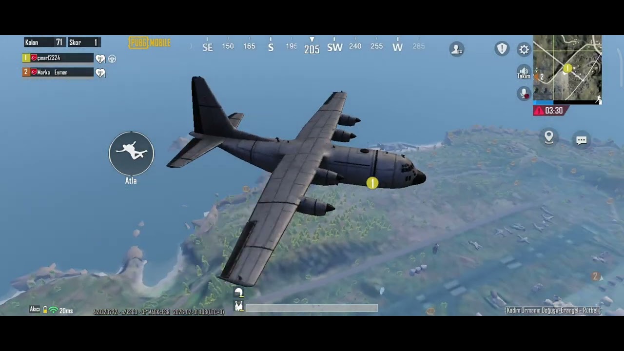 Eymen'le pubg oynadık