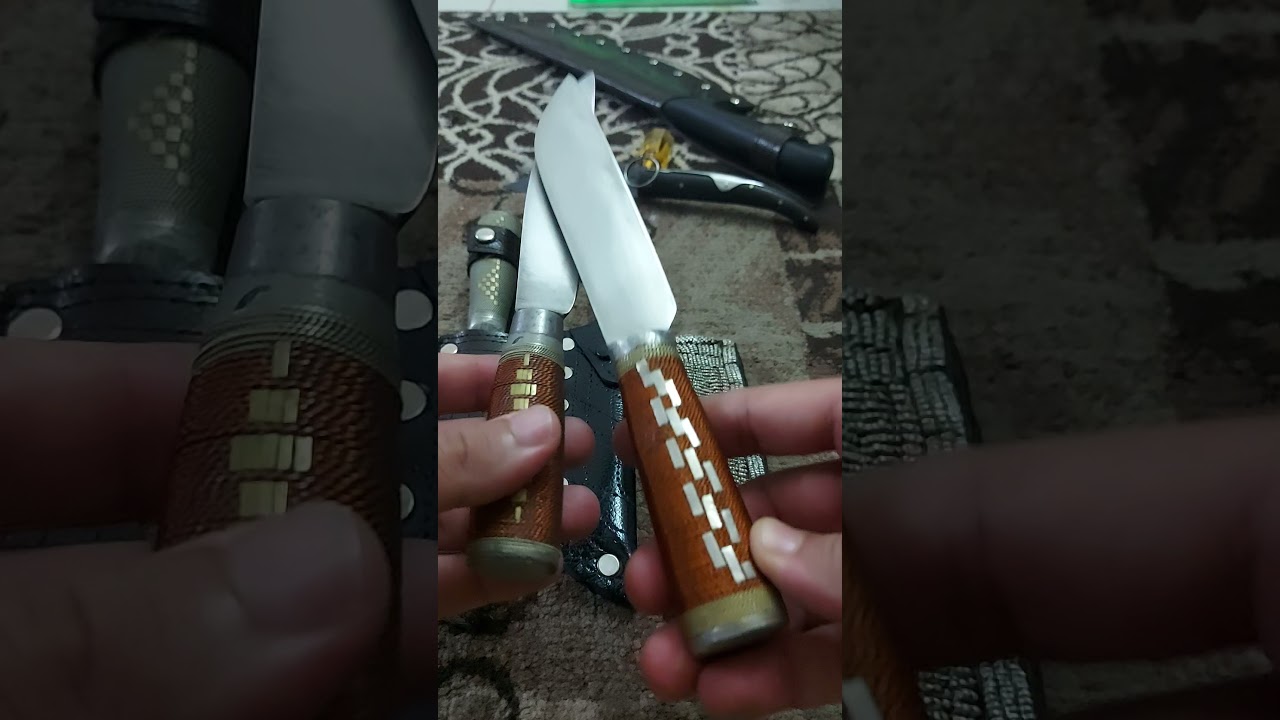 مقارنه بين سكين كربون ستيل + ستيل