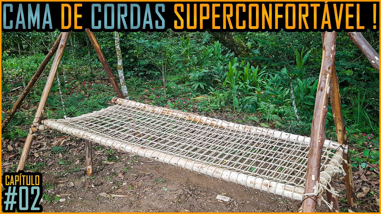 Cama do Abrigo de Sobrevivência e BushCraft - Cap#02