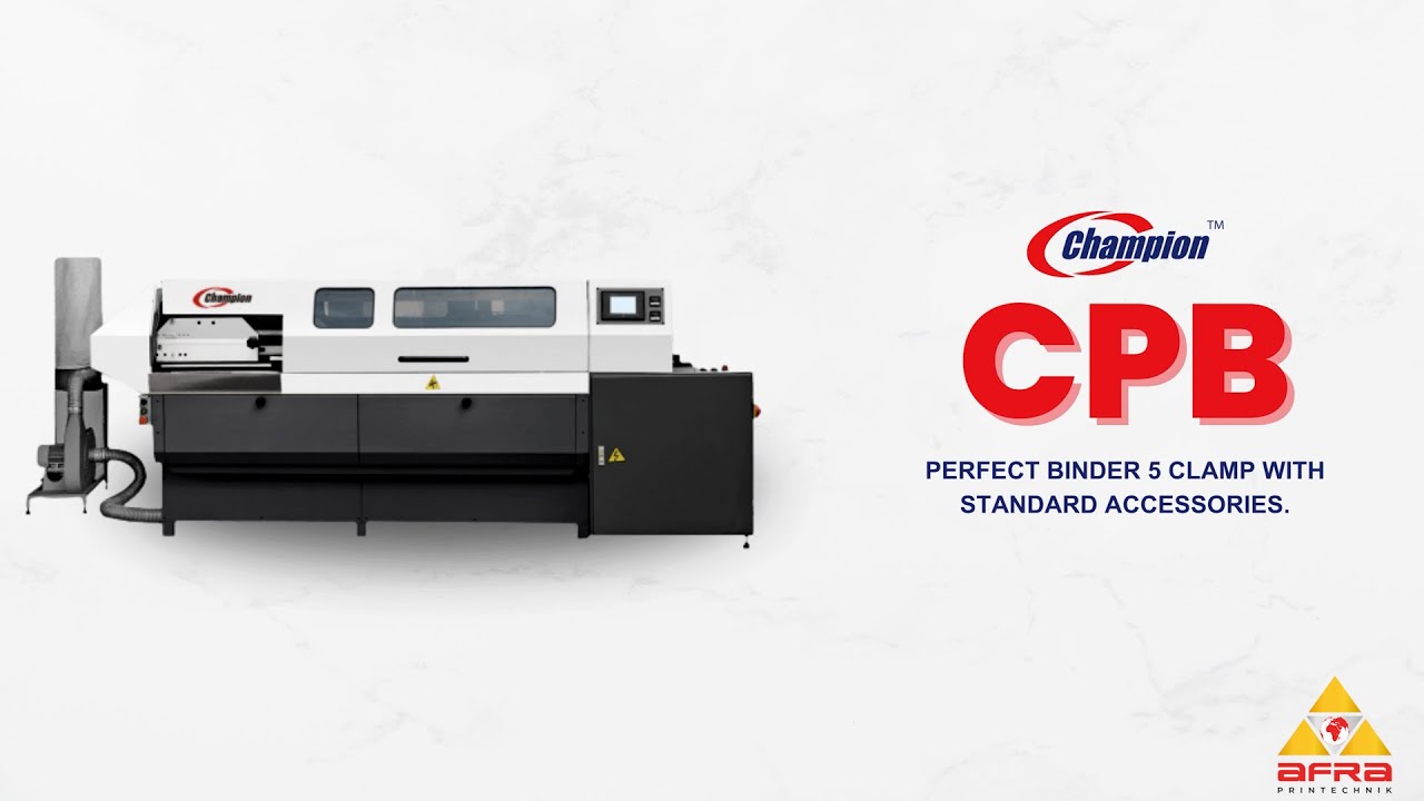Champion CPB 5-Clamp Perfect Binder | Precision Binding | AFRA