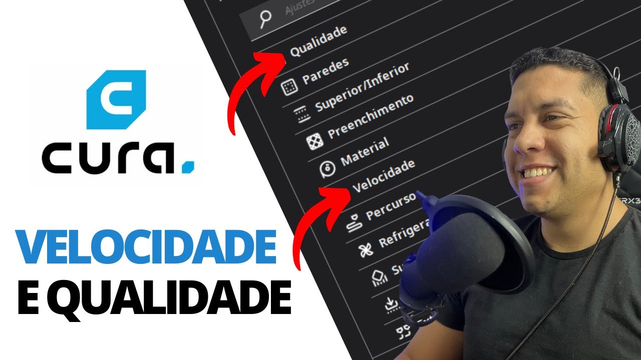 Configurações do CURA para QUALIDADE e VELOCIDADE na Impressão 3D l Melhores suas impressões 3D