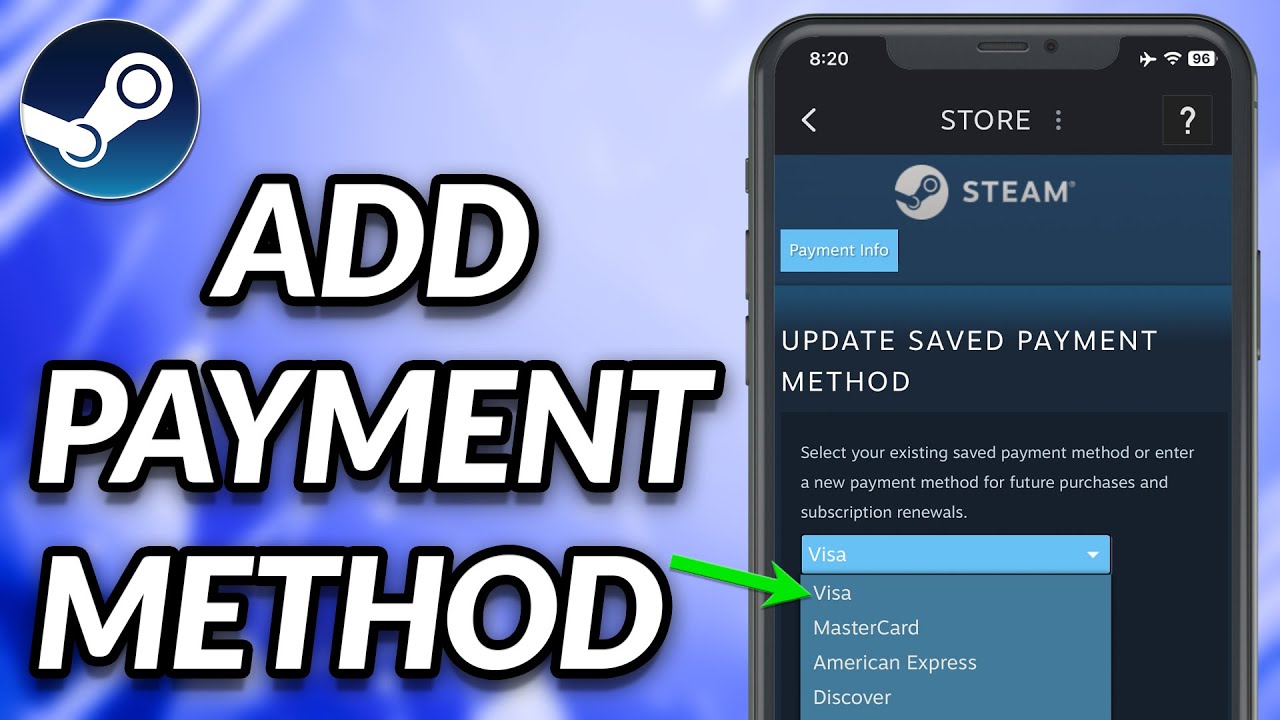 How To Add Payment Method On Steam