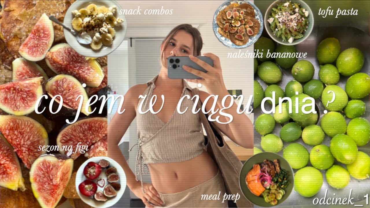co jem w ciągu dnia? naleśniki bananowe, meal prep, viral cucumber salad, & tofu pasta