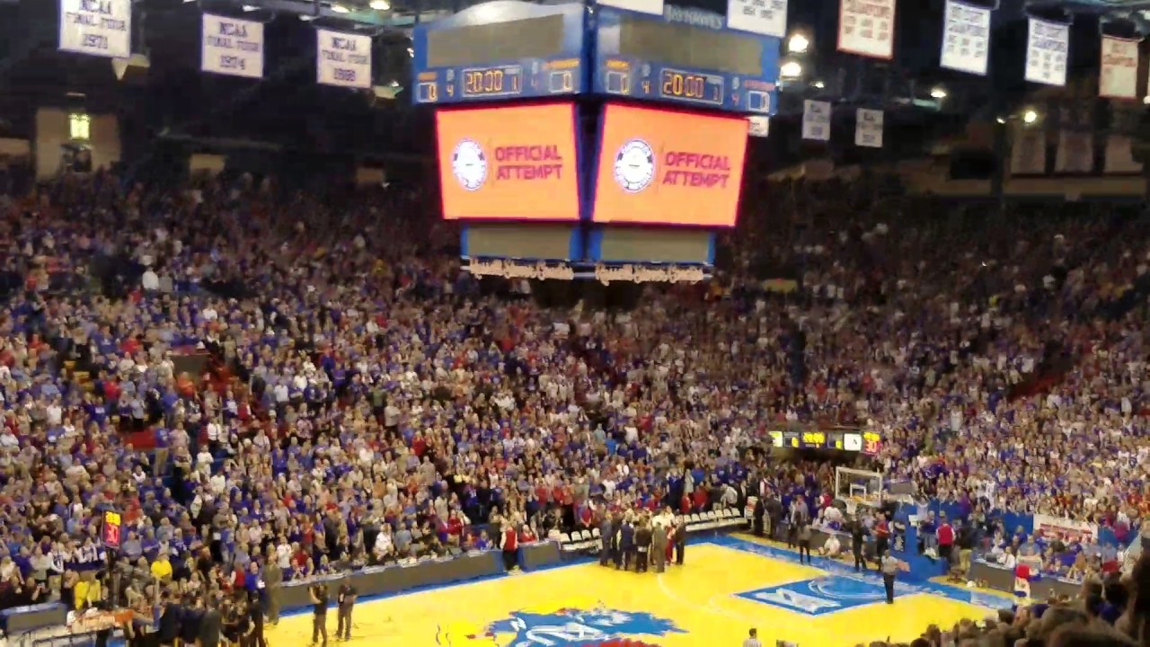 Allen fieldhouse guiness book of world record! 130.4 dbls!