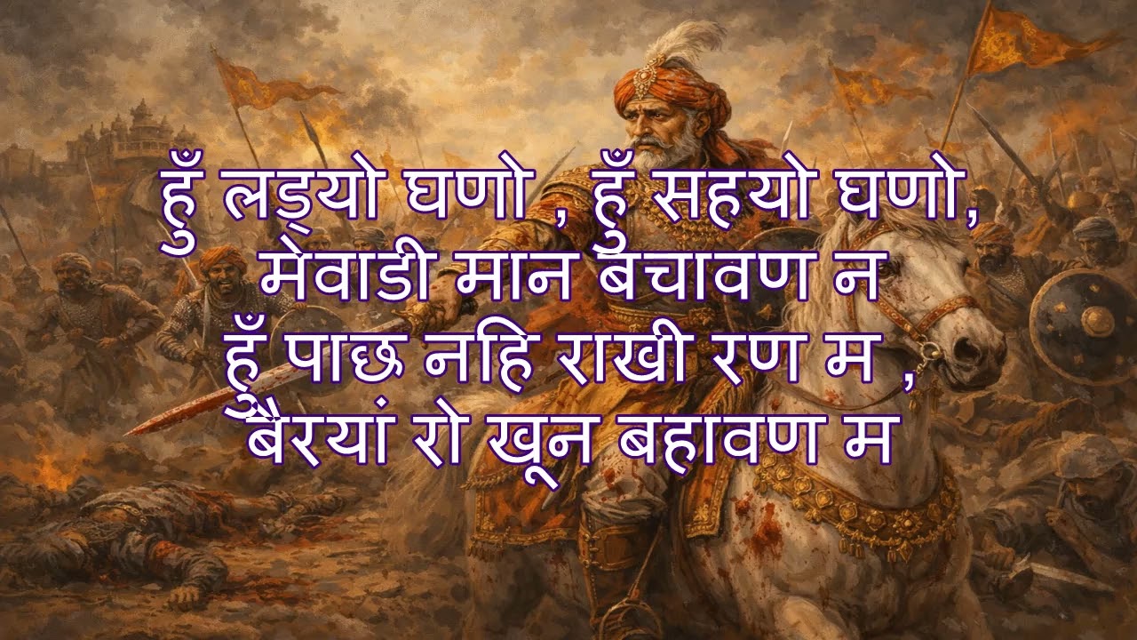 कन्हैयालाल सेठिया द्वारा रचित प्रसिद्ध राजस्थानी कविता 