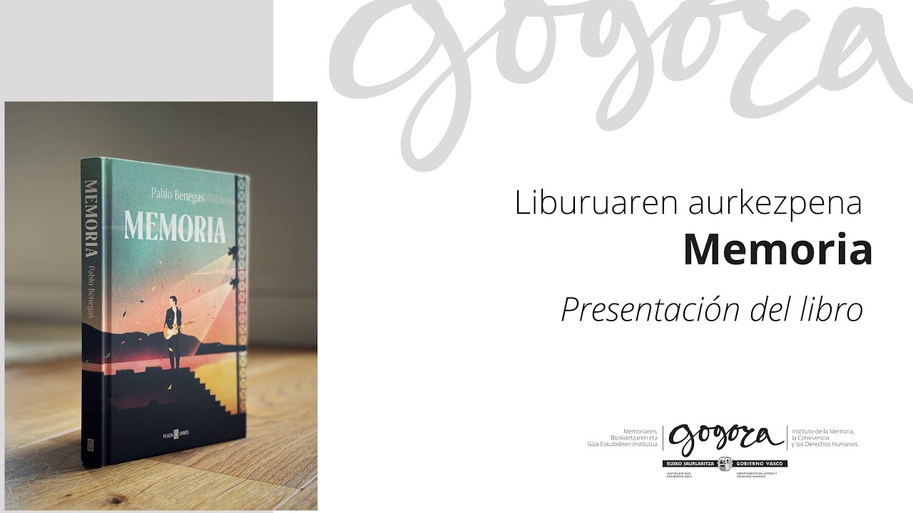Liburu aurkezpena | Presentación de libro 'Memoria'  de Pablo Benegas