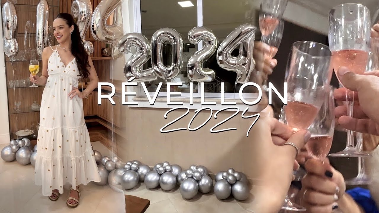 arrume- se comigo para o réveillon 2024 em casa | look, make e cabelo