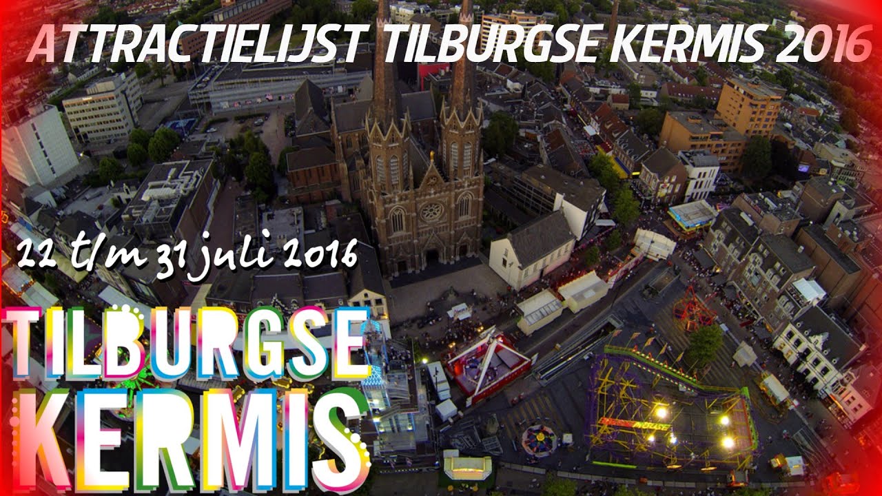 Attractielijst Tilburgse kermis 2016