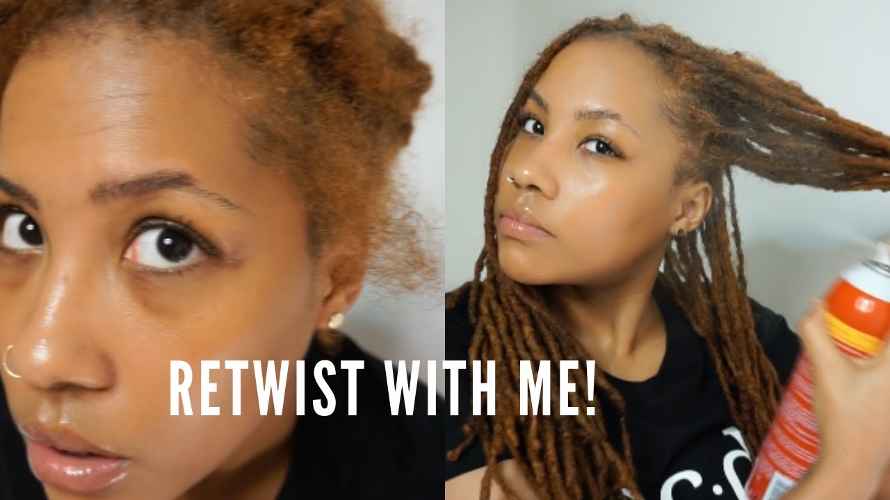 RETWIST MY LOCS WITH ME + Hair Products I Use