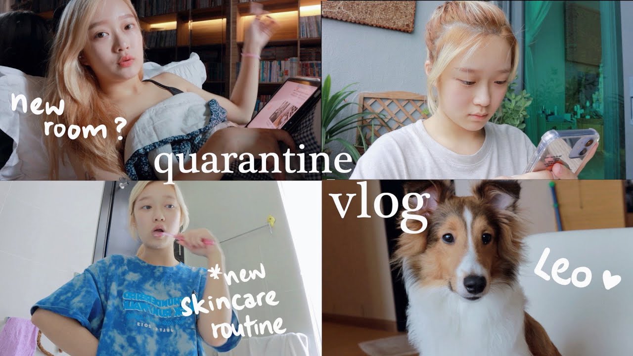 VLOG 在家的日常🏠｜不断吃吃吃的8月份🍕｜Updated Skincare Routine✨