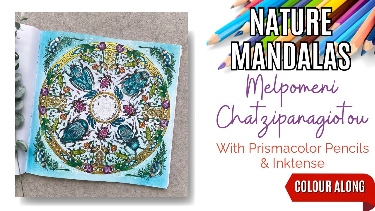 Colour Along | Nature Mandalas by Melpomeni Chatzipanagiotou