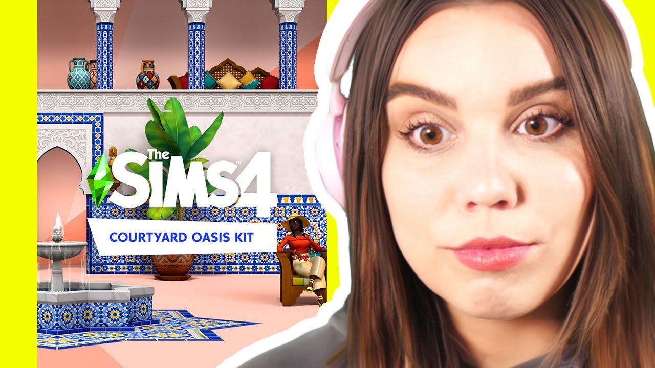 The Sims 4 Courtyard Oasis Kit