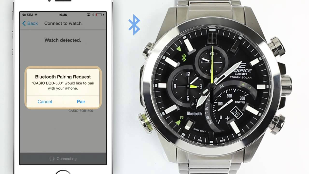 EDIFICE EQB-500 - First Pairing