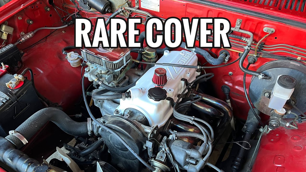 Rare Mazda Valve Cover! Powder Coating and install | Flake Garage B2200 B2000