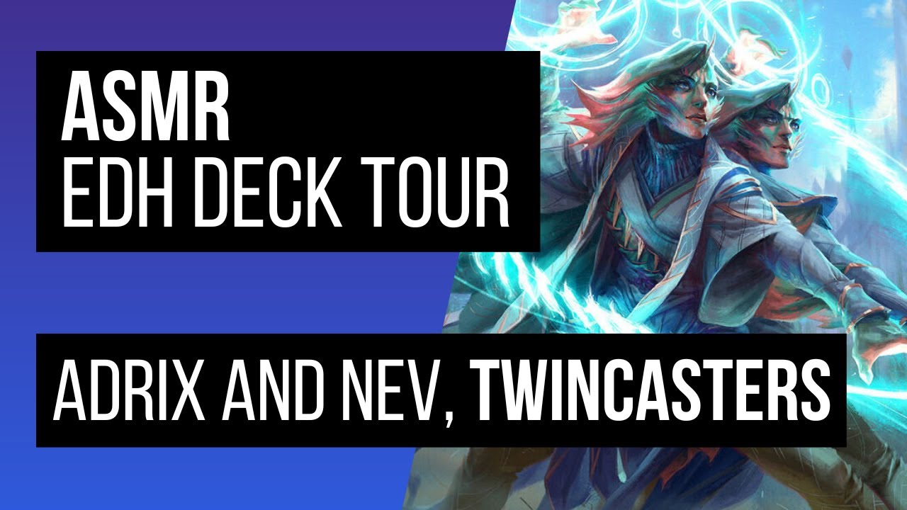 ASMR Magic the Gathering | Adrix and Nev, Twincasters | Creature Tokens EDH Deck