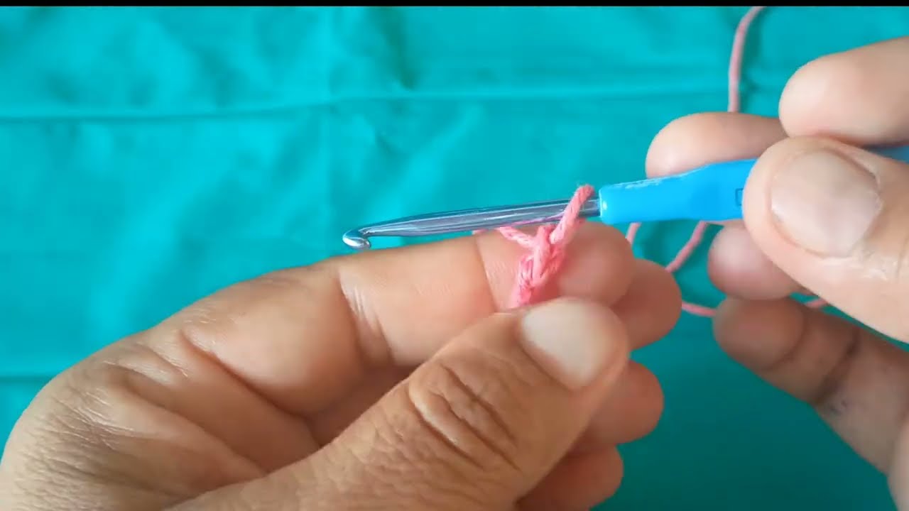 Como começar a fazer crochê do zero. Super fácil.