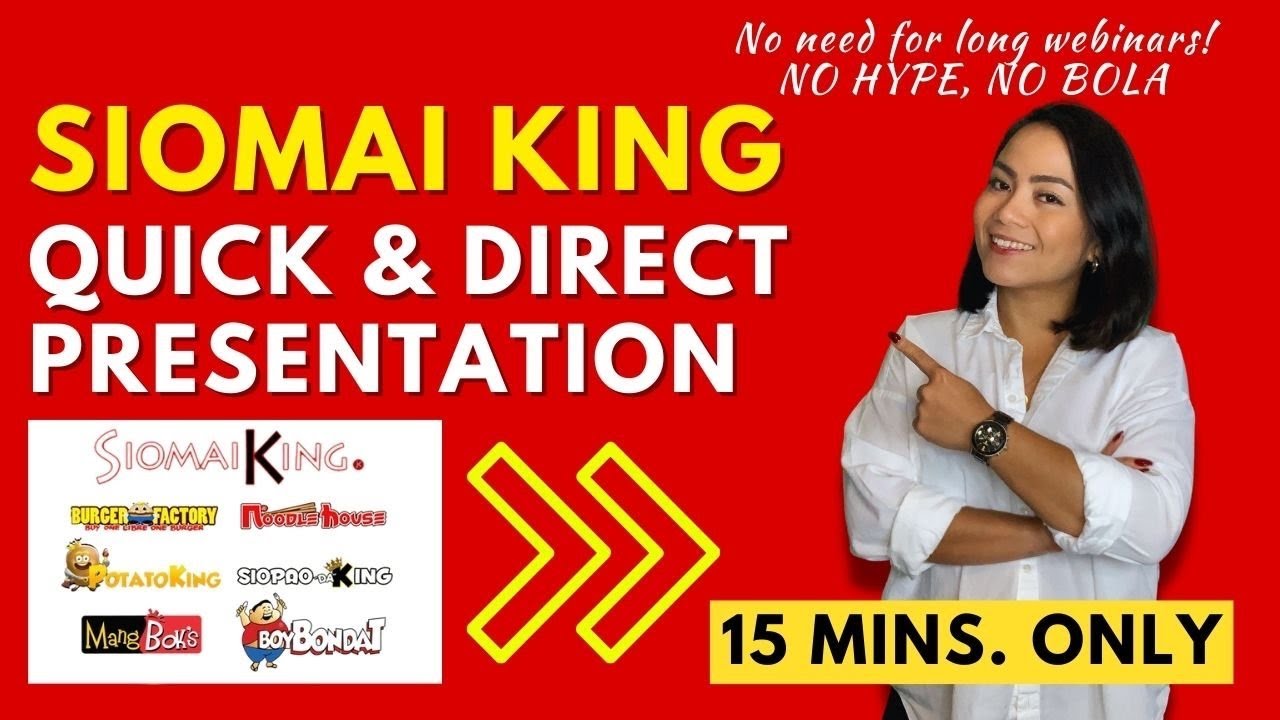 How to Start Siomai King Online Franchise Business (Quick and Easy Explanation) - 15 MINUTES ONLY