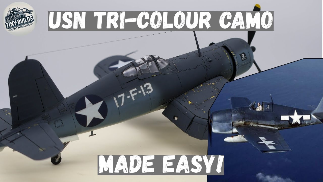 US Navy Tri-Colour Camouflage Made Easy! | WWII Aircraft Painting Tutorial