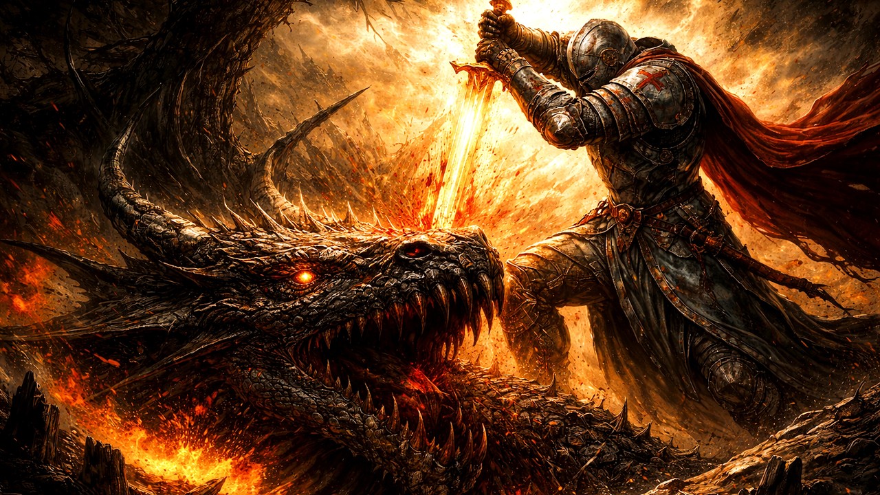 Lyon Borne - The Dragon Cast Down - Christian Metal
