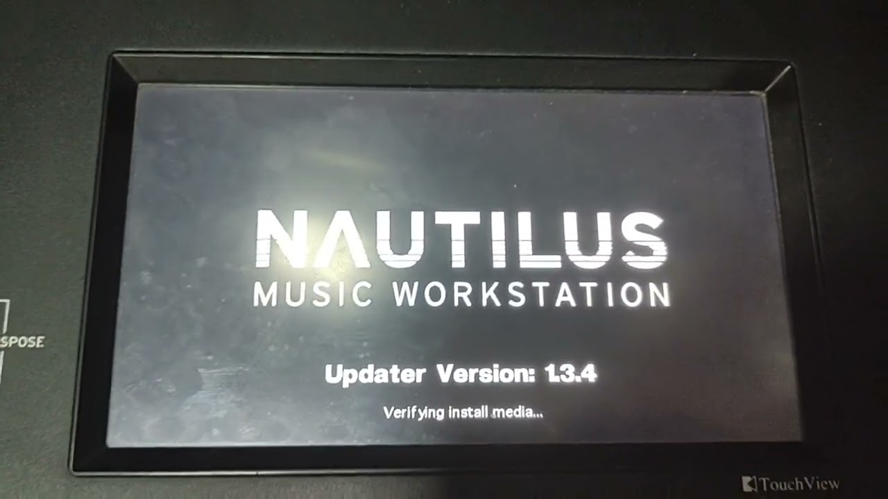 Korg Nautilus Actualización 1.3.4.